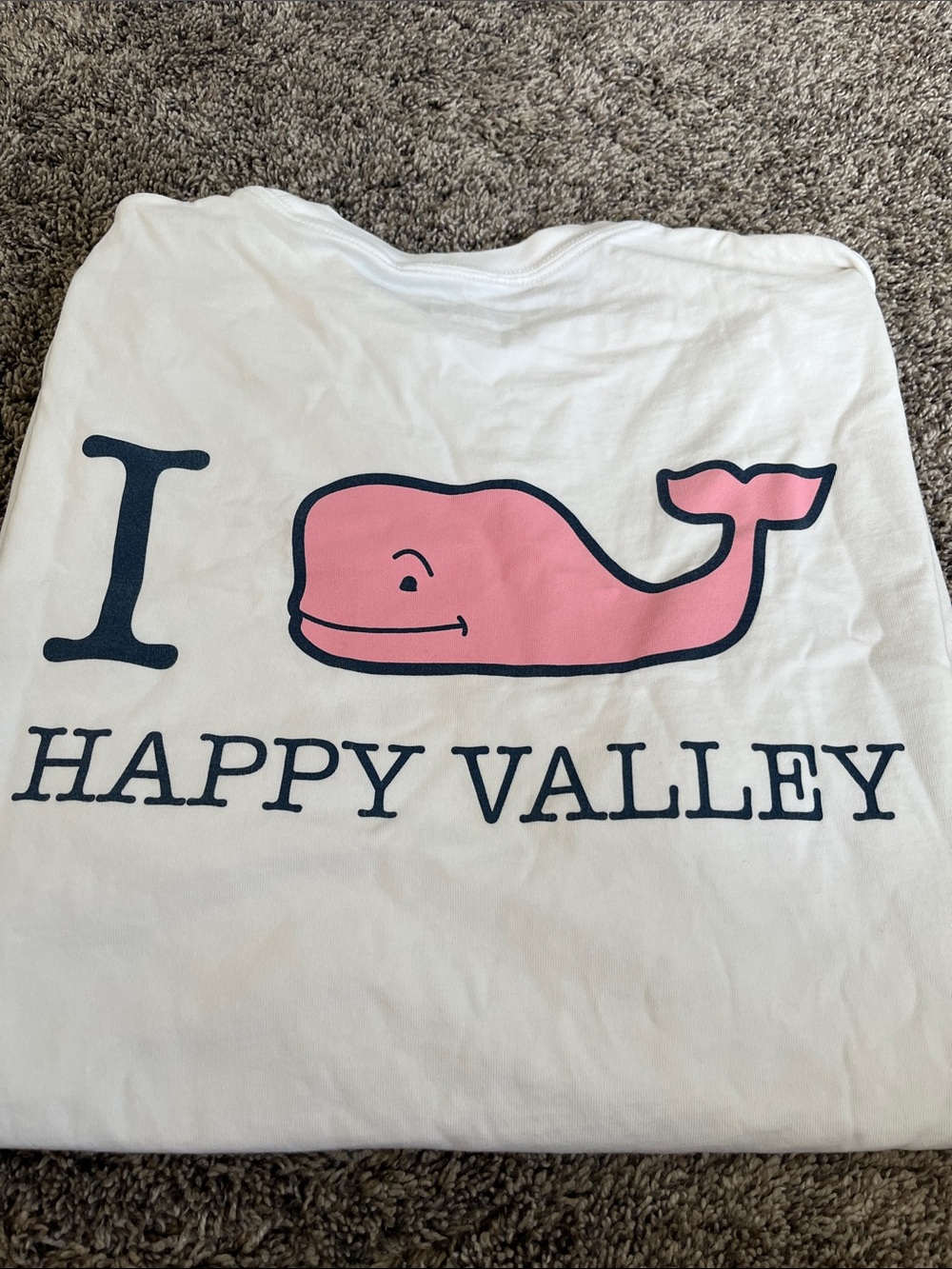 Vineyard Vines White Tee long sleeves- Happy Valley - PSU! Small. - Picture 2 of 8